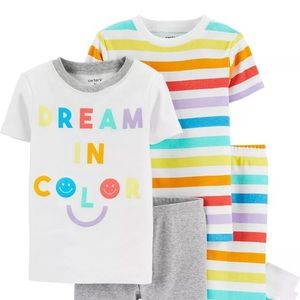 Carter's 4-Piece Dream in Color Snug Fit Cotton PJs (Size 7)